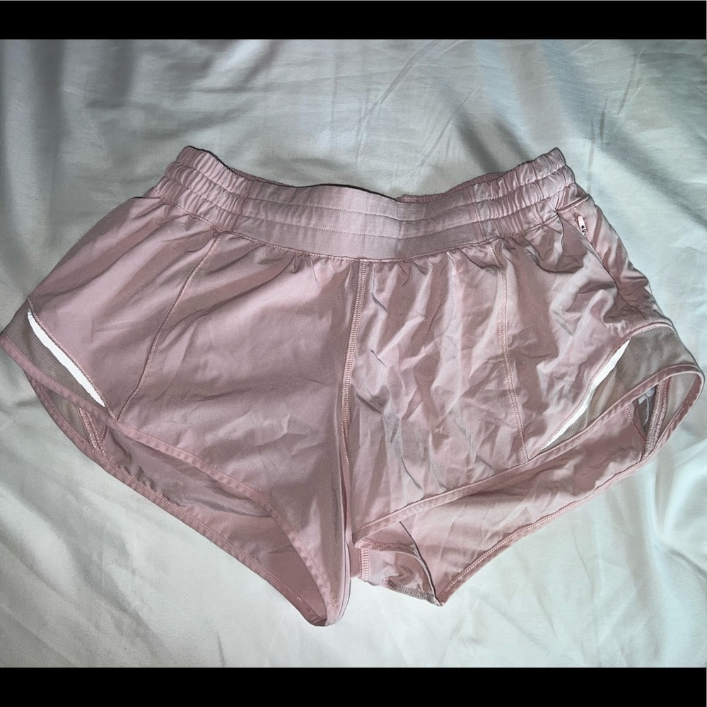 Light pink hotty hot shorts